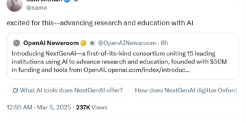 刚刚，OpenAI发布NextGenAI，彻底颠覆传统教育